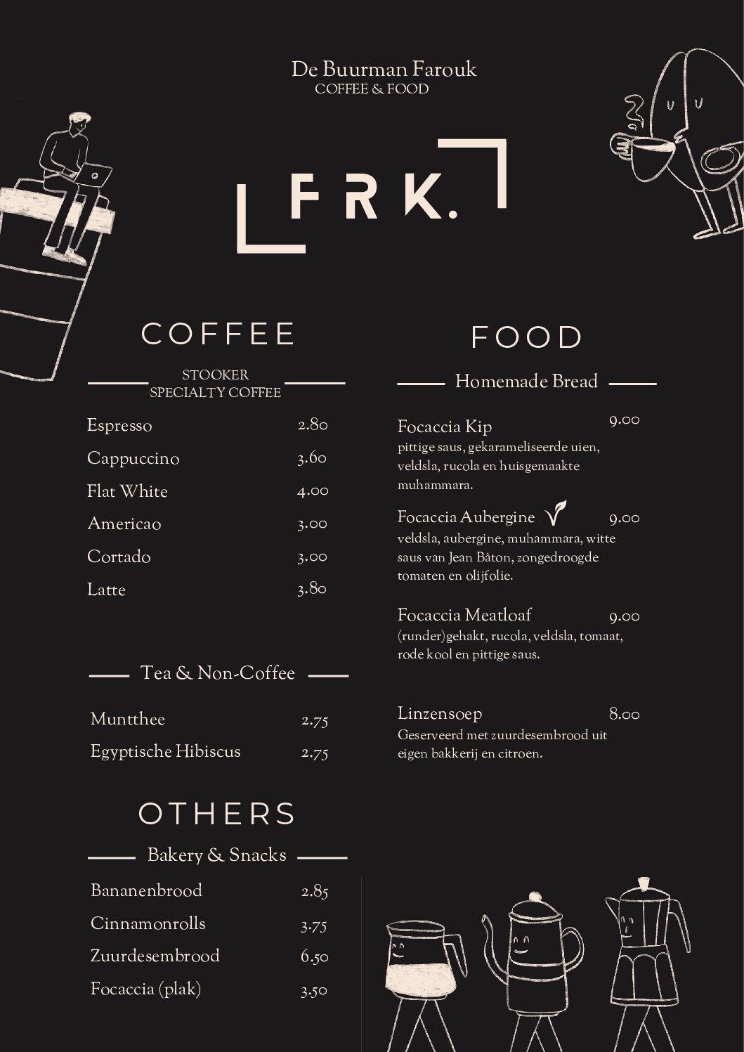 Buurman Farouk menu jan 2025